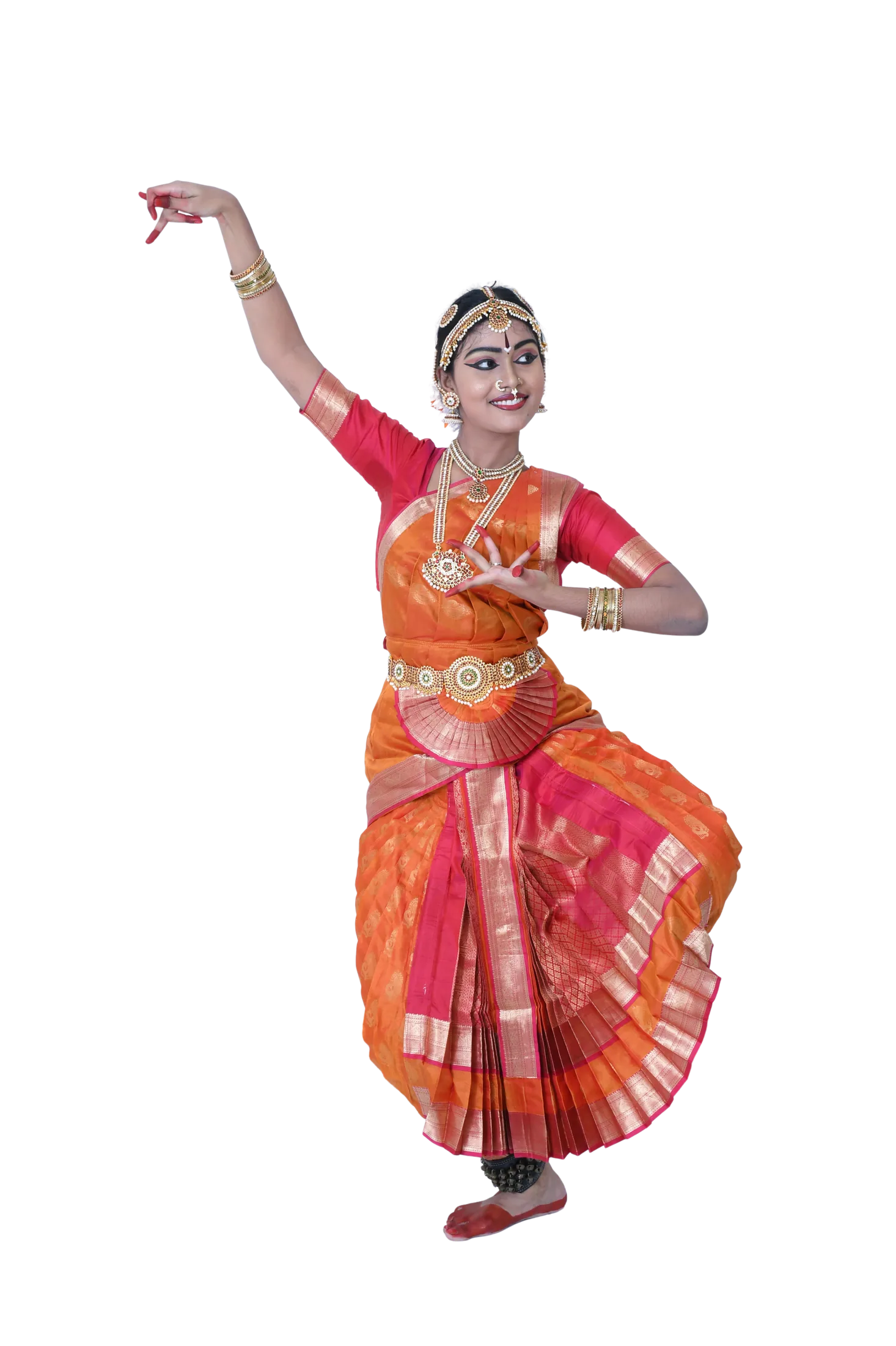 Kumari L. Latika in a Bharatanatyam pose