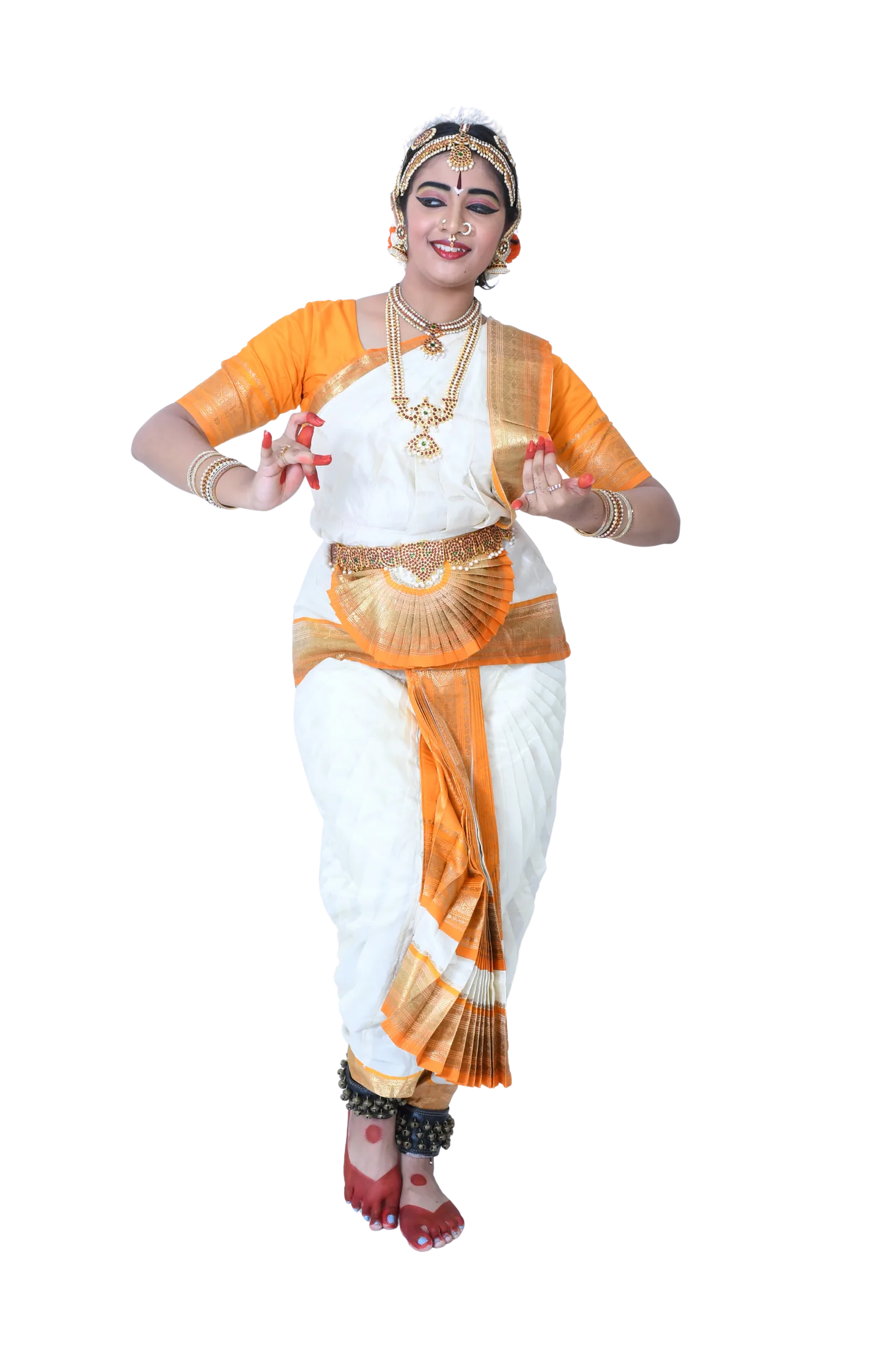 Kumari TSR. Sainikitha in a Bharatanatyam pose